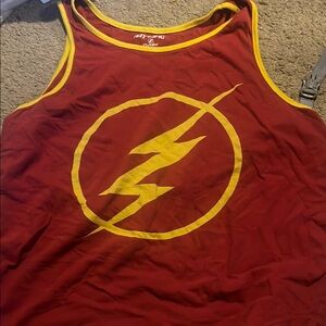 Red and Yellow Flash Tank Top